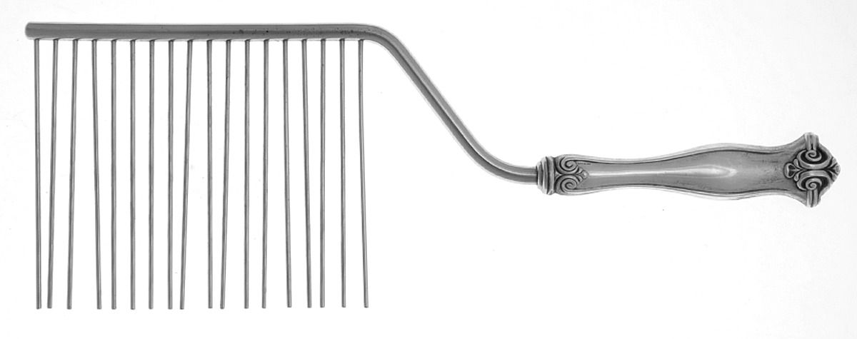 UNF1328 (Sterling) Cake Breaker with Silverplate Prongs by Unknown Mfg Silver-1