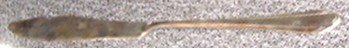 800-122 (Sterling) Individual Solid Fish Knife by Unknown Mfg Silver-1