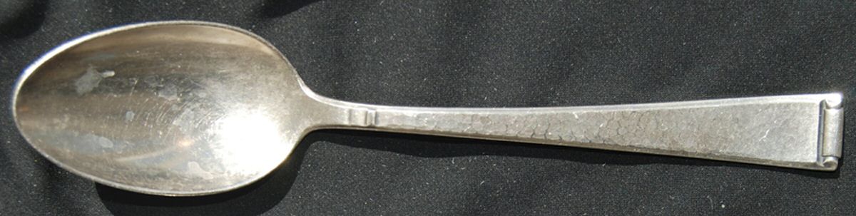 Fob (Silverplate) Place/Oval Soup Spoon by Unknown Mfg Silver-1