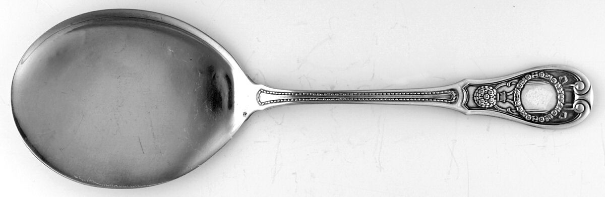 800-124 (Sterling) Tomato Server, Solid Piece by Unknown Mfg Silver-1