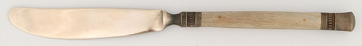 UNF1969 (Wood-Bronze) Modern Hollow Knife by Unknown Mfg Silver-1