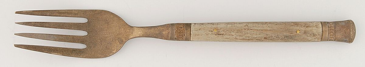 UNF1969 (Wood-Bronze) Fork by Unknown Mfg Silver-1