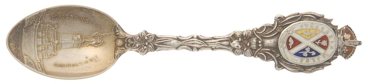 Canada Souvenir Spoons (Sterling) Canada Five O'Clock Spoon by Unknown Mfg Silver-1