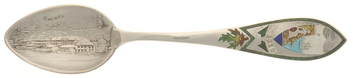 Canada Souvenir Spoons (Sterling) Canada Demitasse Spoon by Unknown Mfg Silver-1