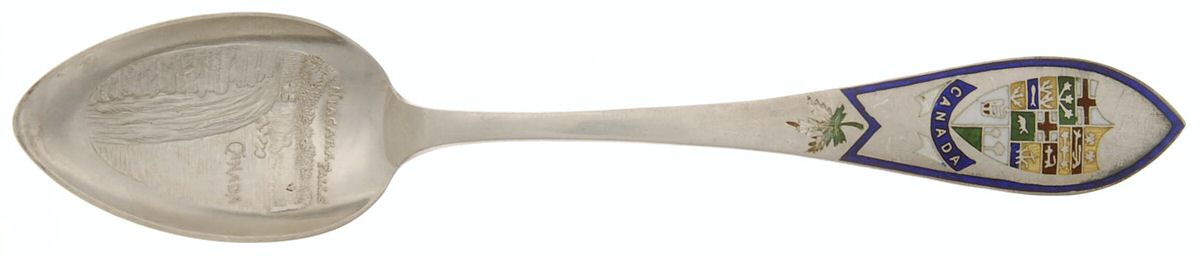 Canada Souvenir Spoons (Sterling) Canada Teaspoon by Unknown Mfg Silver-1