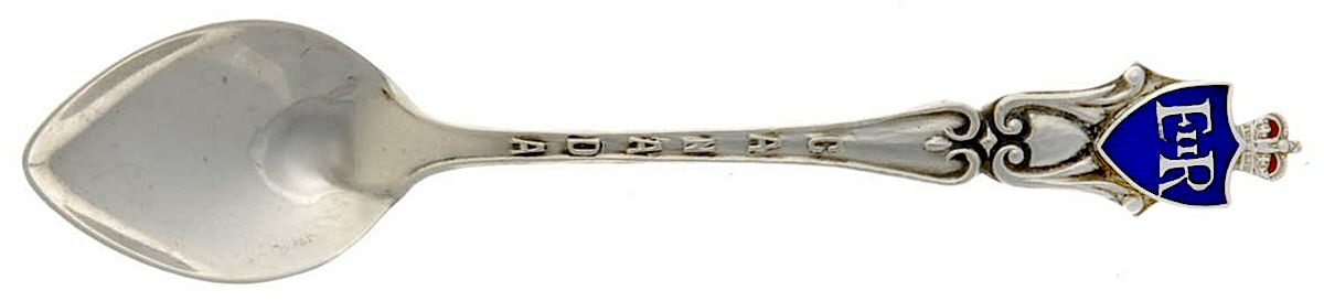 Canada Souvenir Spoons (Sterling) Canada Demitasse Spoon by Unknown Mfg Silver-1