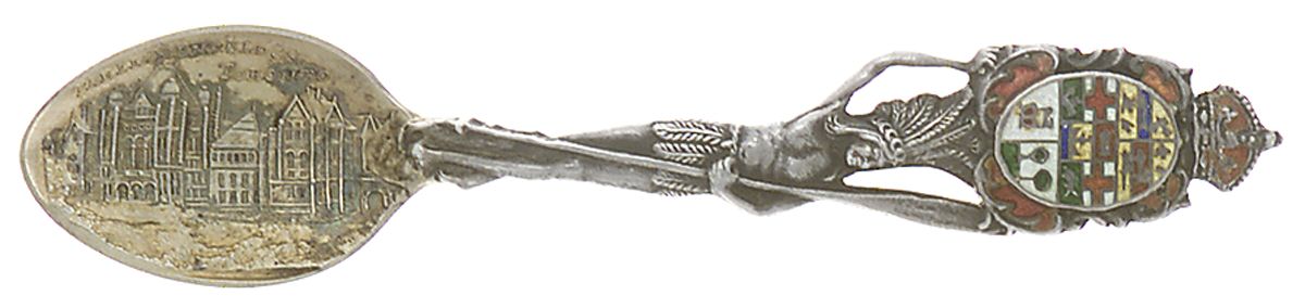 Canada Souvenir Spoons (Sterling) Canada Demitasse Spoon by Unknown Mfg Silver-1