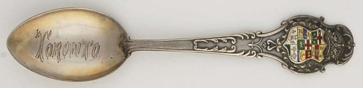 Canada Souvenir Spoons (Sterling) Canada Five O'Clock Spoon by Unknown Mfg Silver-1