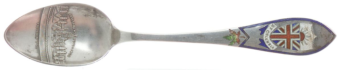 Canada Souvenir Spoons (Sterling) Canada Teaspoon by Unknown Mfg Silver-1