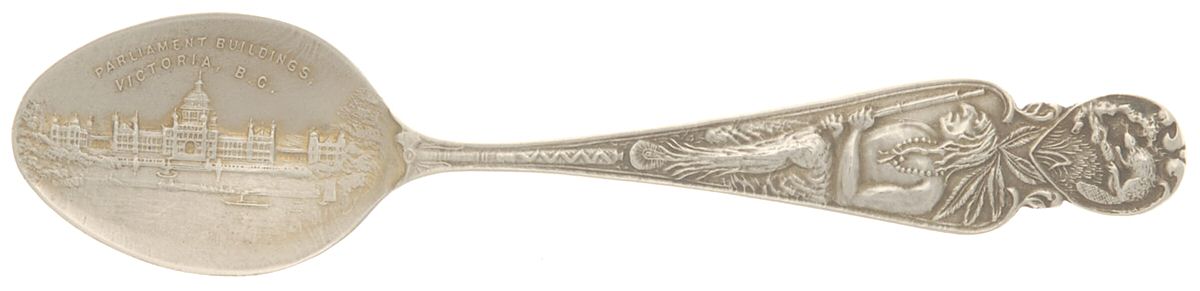 Canada Souvenir Spoons (Sterling) Canada Demitasse Spoon by Unknown Mfg Silver-1