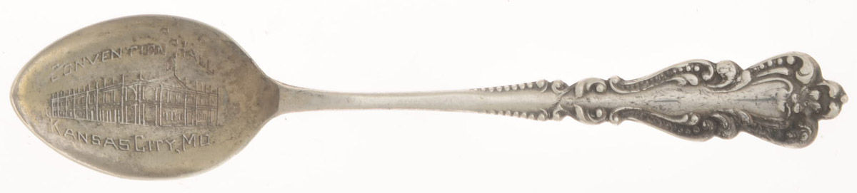 States & Cities Souvenir Spoons (Sterling) Missouri Demitasse Spoon by Unknown Mfg Silver-1