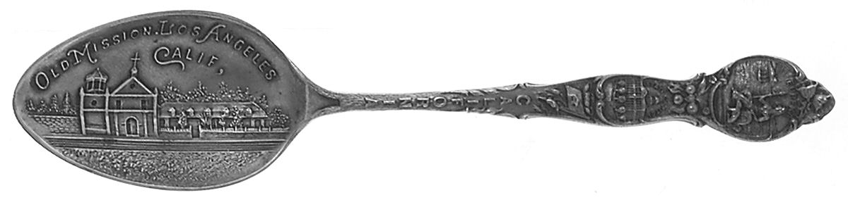 States & Cities Souvenir Spoons (Sterling) California Demitasse Spoon by Unknown Mfg Silver-1