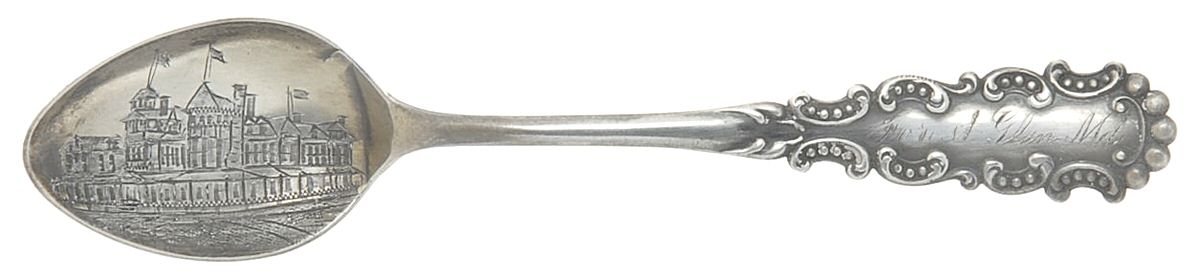 States & Cities Souvenir Spoons (Sterling) Maryland Demitasse Spoon by Unknown Mfg Silver-1