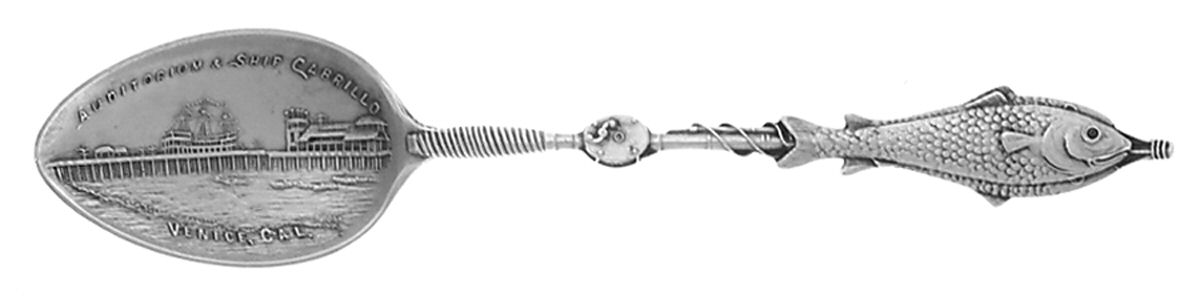 States & Cities Souvenir Spoons (Sterling) California Demitasse Spoon by Unknown Mfg Silver-1