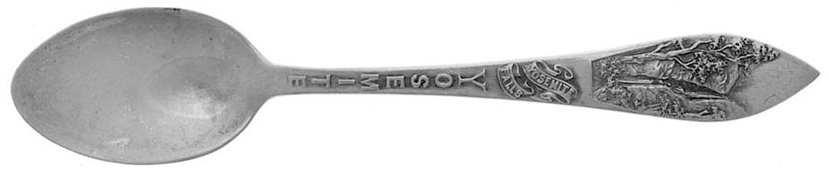 States & Cities Souvenir Spoons (Sterling) California Demitasse Spoon by Unknown Mfg Silver-1