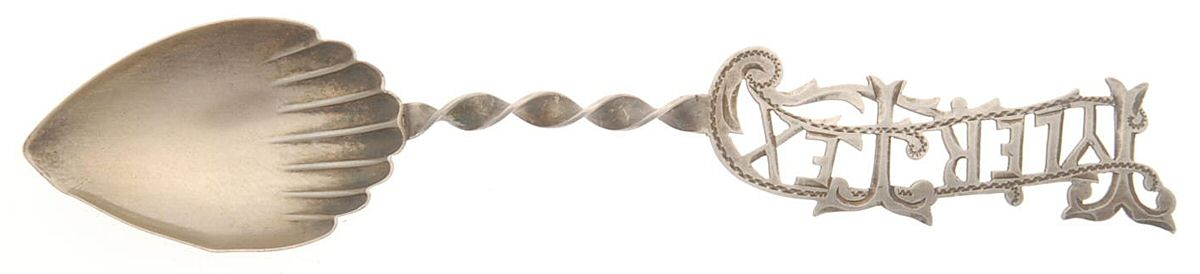 States & Cities Souvenir Spoons (Sterling) Texas Demitasse Spoon by Unknown Mfg Silver-1