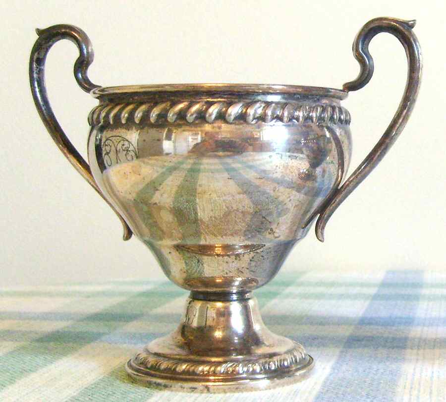 Cornwell (Sterling, Hollowware) Weighted Mini Open Sugar by Unknown Manufacturer-1