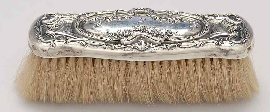 2400 (Sterling, Hollowware) Clothes Brush by Unknown Manufacturer-1