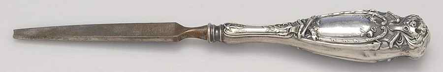 2400 (Sterling, Hollowware) Hollow Handle Nail File by Unknown Manufacturer-1