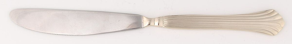 UNF1975 (Gold Electroplate) Modern Solid Knife by Unknown Mfg Silver-1
