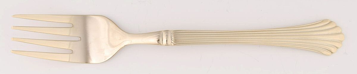 UNF1975 (Gold Electroplate) Individual Salad Fork by Unknown Mfg Silver-1