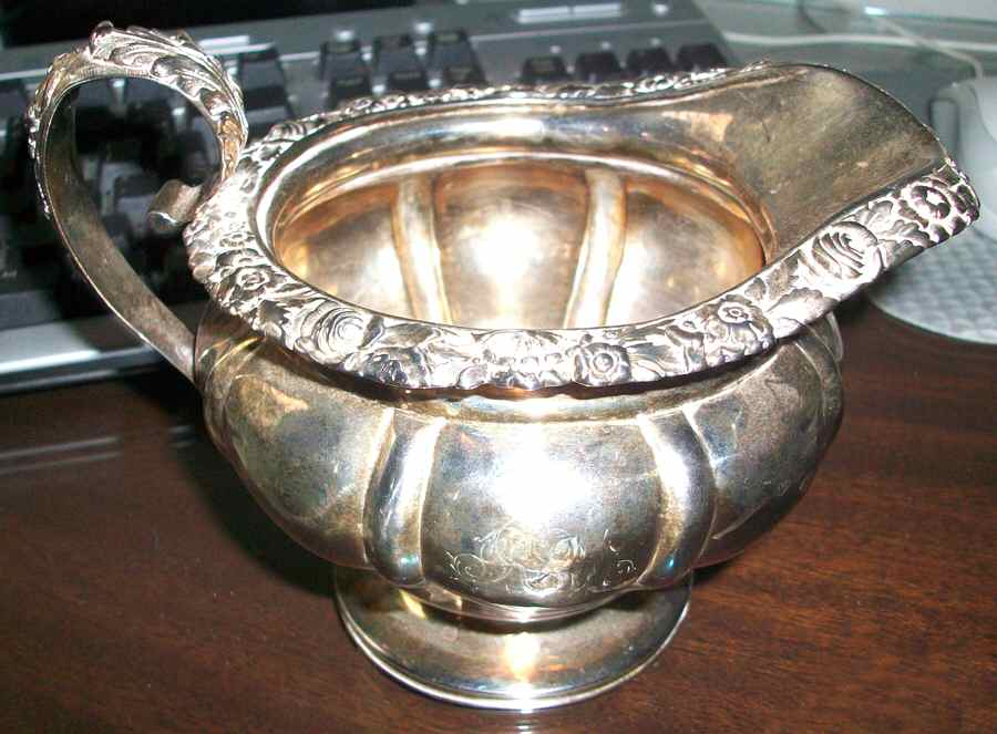 UNH14 (Sterling, Hollowware) Creamer by Unknown Manufacturer-1