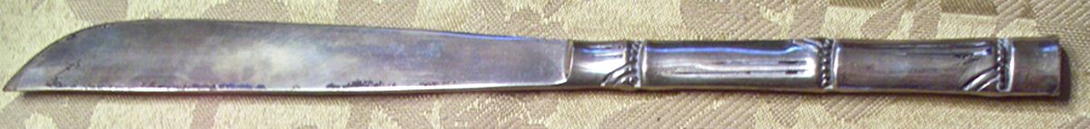 UNF1980 (Bronzeware) Small Steak Carving Knife with Stainless Blade by Unknown Mfg Silver-1