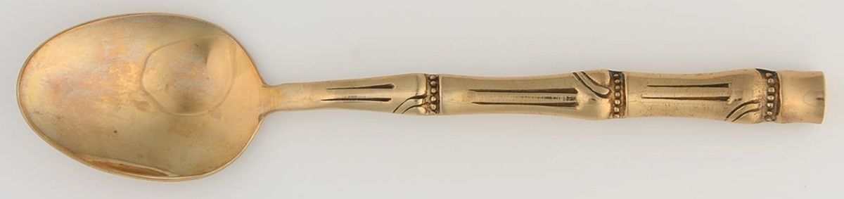UNF1980 (Bronzeware) Teaspoon by Unknown Mfg Silver-1