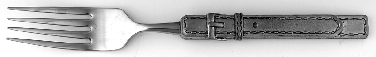 UNF1343 (Pewter) Hollow Handle Fork by Unknown Mfg Silver-1