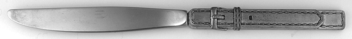 UNF1343 (Pewter) Modern Hollow Knife by Unknown Mfg Silver-1