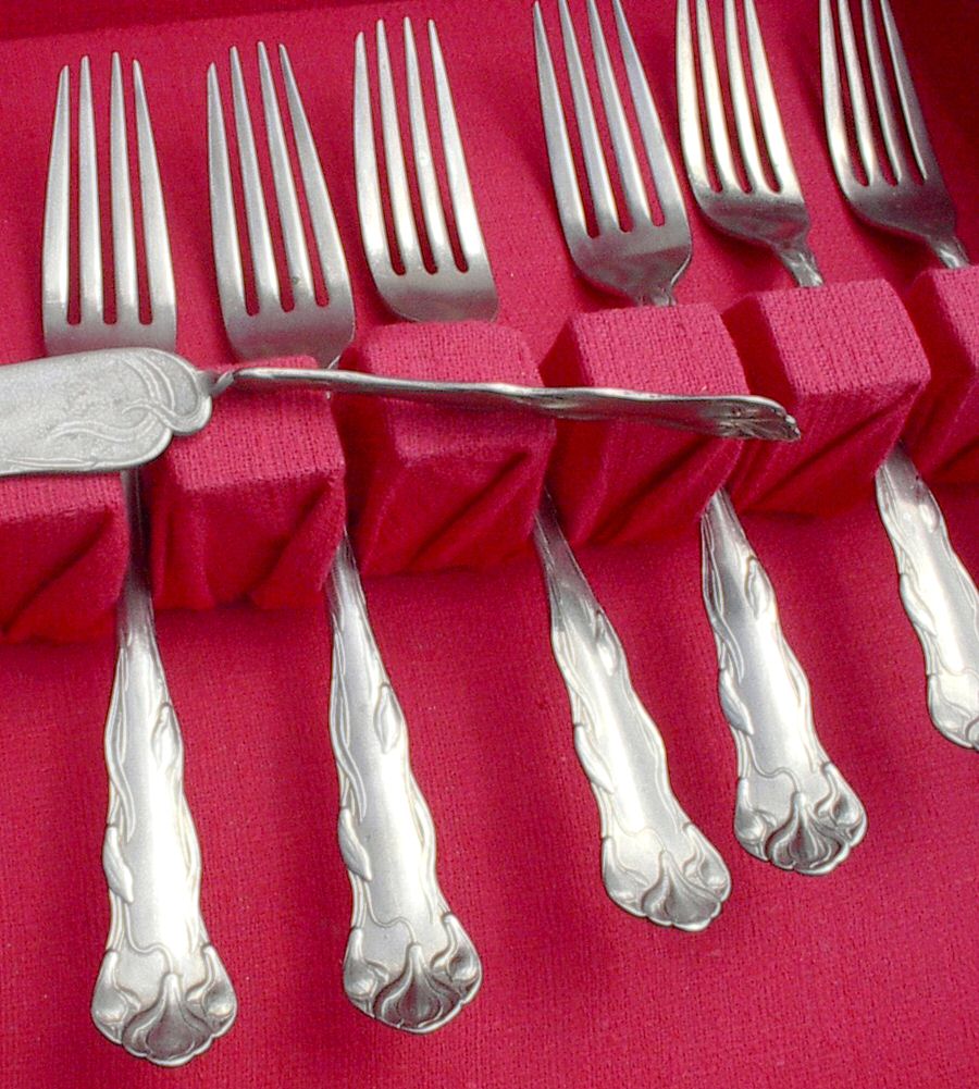 UNF1357 (Silverplate) Fork by Unknown Mfg Silver-1