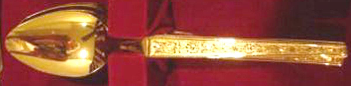 Mediterranean (Gold Electroplate) Teaspoon by Unknown Mfg Silver-1