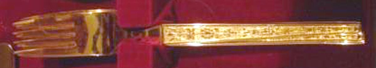 Mediterranean (Gold Electroplate) Fork by Unknown Mfg Silver-1