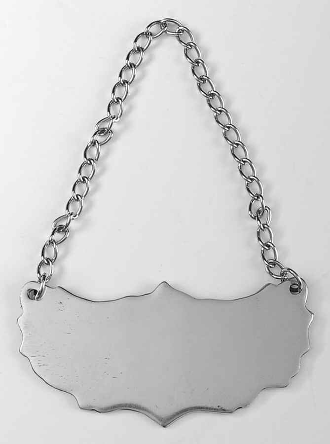 Silverplate Hollowware Decanter Label by Unknown Manufacturer-1