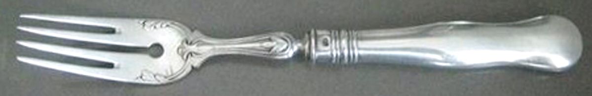 800-133 (Sterling) Individual Fish Fork Hollow Handle Ind. Strl Tines by Unknown Mfg Silver-1