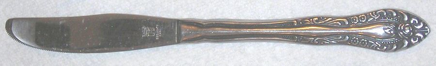 UNF1992 (Stainless) Modern Solid Knife by Unknown Mfg Silver-1