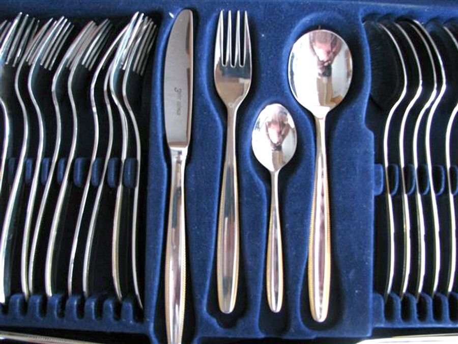 UNF1993 (Stainless, Gold Accent) Fork by Unknown Mfg Silver-1