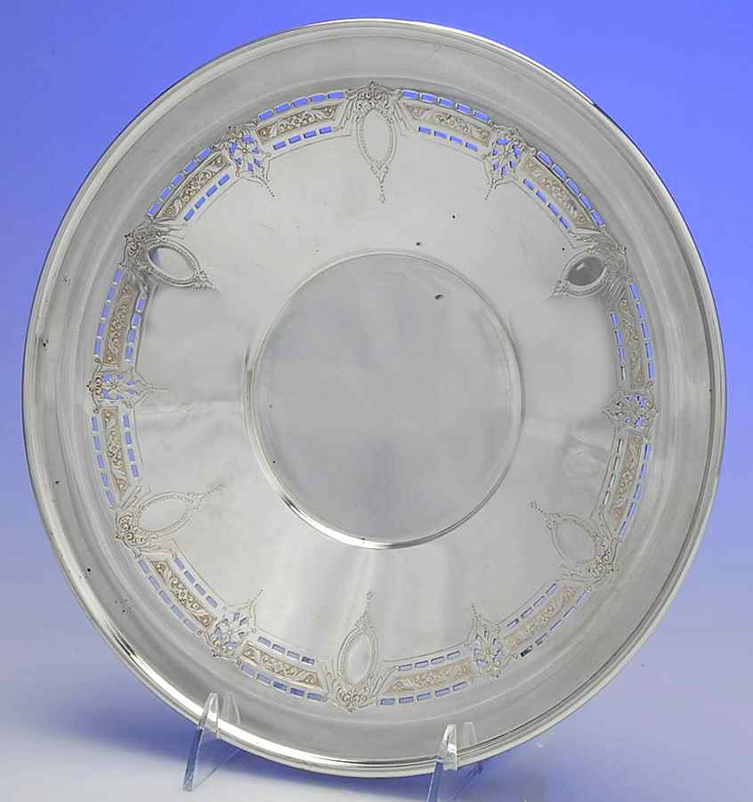 45 (Silverplate, Hollowware) Cake Plate by Unknown Manufacturer-1