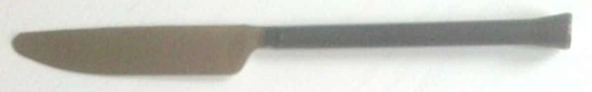 UNF1996 (Stainless) New French Solid Knife by Unknown Mfg Silver-1