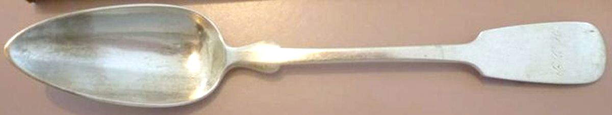 UNF1998 (Silverplate) Tablespoon (Serving Spoon) by Unknown Mfg Silver-1