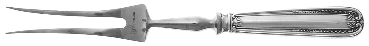 800-136 (Sterling) Large Stainless-Prong Roast Carving Fork by Unknown Mfg Silver-1