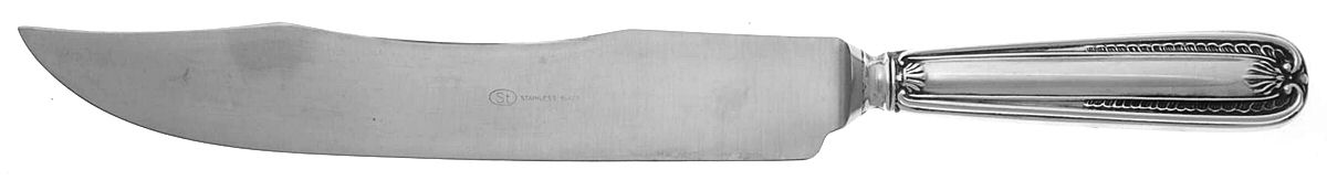 800-136 (Sterling) Large Stainless Blade Roast Carving Knife by Unknown Mfg Silver-1