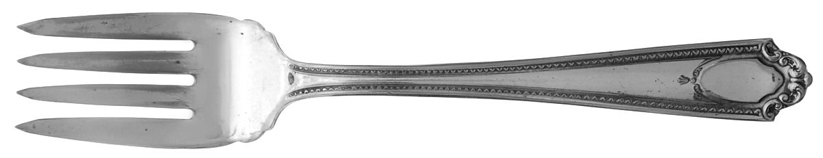 Cameo (Silverplate) Individual Salad Fork by Unknown Mfg Silver-1