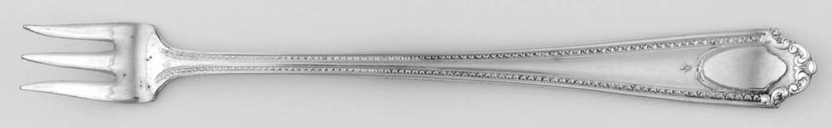 Cameo (Silverplate) Cocktail/Seafood Fork by Unknown Mfg Silver-1