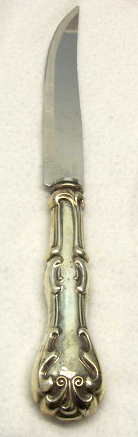 UNF1199 (Sterling) Individual Steak Knife Hollow Handle by Unknown Mfg Silver-1