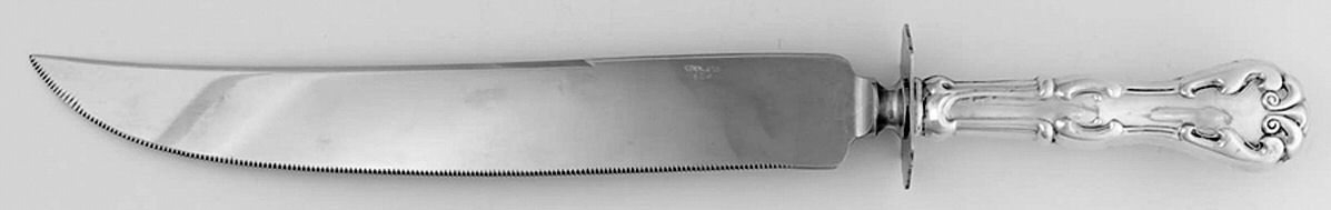 UNF1199 (Sterling) Small Steak Carving Knife with Stainless Blade by Unknown Mfg Silver-1