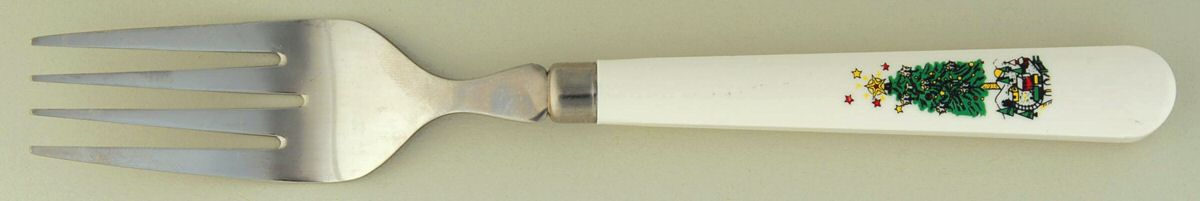 UNF1373 (Stainless) Individual Salad Fork by Unknown Mfg Silver-1