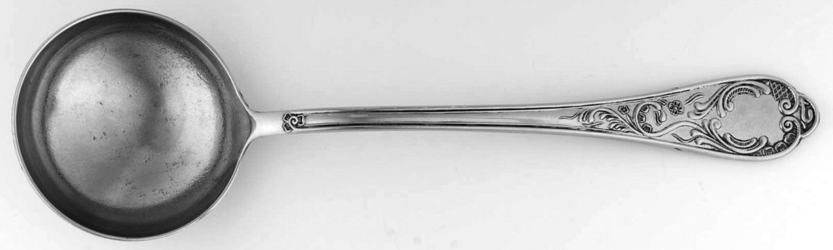 800-140 (Silverplate) Solid Soup Ladle by Unknown Mfg Silver-1