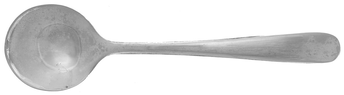 UNF1378 (Silverplate) Round Bowl Soup Spoon (Cream Soup) by Unknown Mfg Silver-1