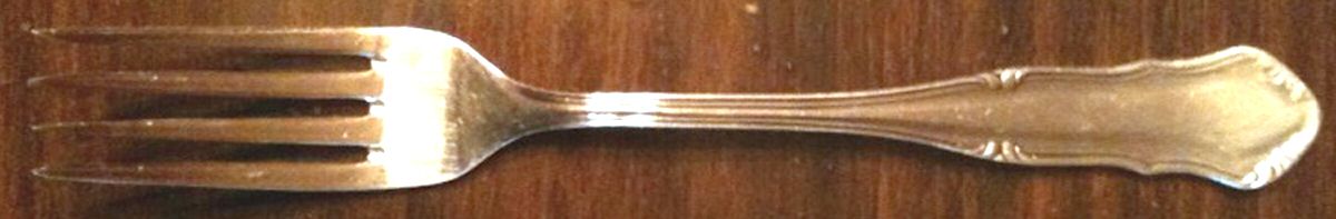 UNF1383 (Silverplate) Fork by Unknown Mfg Silver-1